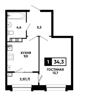 1-комн